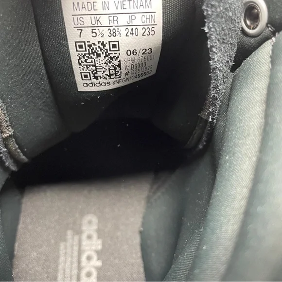 Adidas Gazelle High Boots Triple Black Women’s Athletic Sneakers ID6983 - NWT - Picture 12 of 14